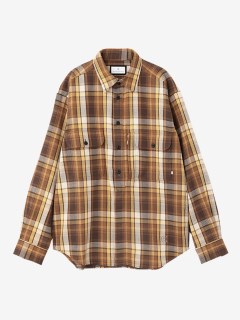コロニー　クロージング(COLONY CLOTHING)のタータンチェックハーフプラケットネルシャツ SHIRTS / シャツ