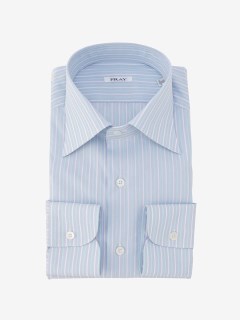 フライ(FRAY)のオルタネイトストライプ セミワイドカラーシャツ SHIRTS / シャツ
