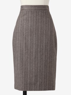 キートン(Kiton)のウールカシミヤストライプスカート SKIRTS / スカート