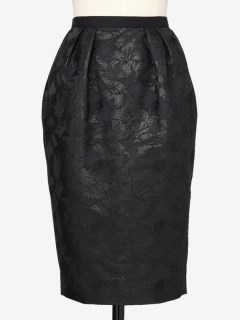 ストラスブルゴ(STRASBURGO)のボタニカルジャカード テーパードスカート SKIRTS / スカート
